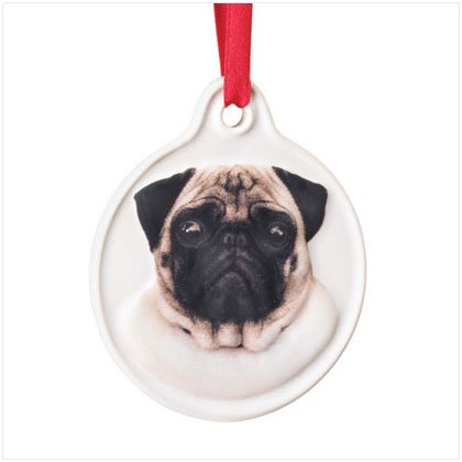 Discount Christmas Shopping: Best Friend Pug Ornament