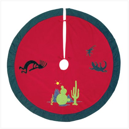Discount Christmas Shopping: Cactus Plush Christmas Tree Skirt