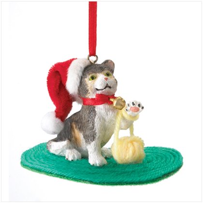 Discount Christmas Shopping: Christmas Kitten Ornament