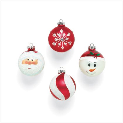 Discount Christmas Shopping: Christmas Ornaments Set of 4