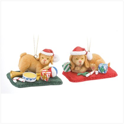 Discount Christmas Shopping: Christmas Puppies Ornaments