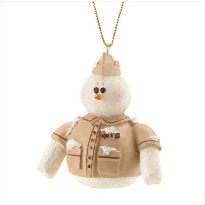 Discount Christmas Shopping: Snowberry Cuties Army Ornament