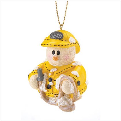 Discount Christmas Shopping: Snowberry Cuties Fireman Ornament