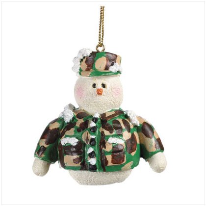 Discount Christmas Shopping: Snowberry Cuties Marines Ornament