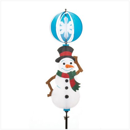 Discount Christmas Shopping: Snowman 3D Spinning Yard Decor