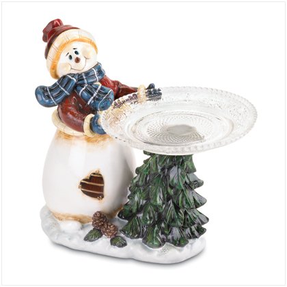 Discount Christmas Shopping: Snowman Plate Holder
