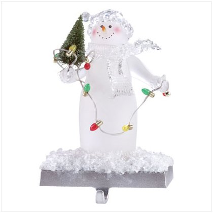 Discount Christmas Shopping: Snowman Stocking Holder