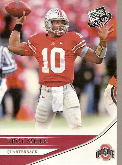 2007 Press Pass Troy Smith Heisman Trophy Winner RC #4