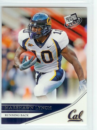 2007 Press Pass Marshawn Lynch #10