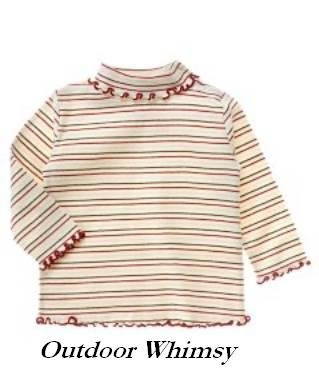 Gymboree OUTDOOR WHIMSY Lettuce edged turtleneck NWT 6-12 months