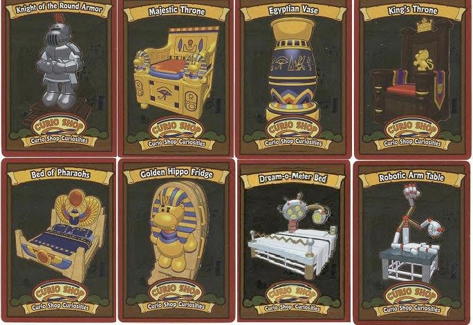 Webkinz CURIO CURIOSITIES Rare FOIL CARDS Full Set #1-8