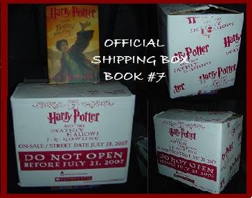 HARRY POTTER COLLECTIBLE SHIPPING BOX FROM DEATHLY HALLOWS