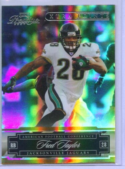 07 Prestige Fred Taylor Parallel Foil card