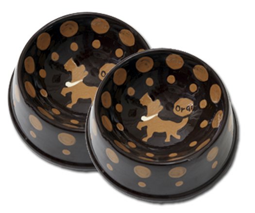 Crunchtime Large Handpainted Persoanalized Dog Bowl