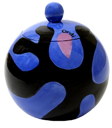 Bloop - Dog Treat Jar - 7 Inch - Handpainted - Personalized