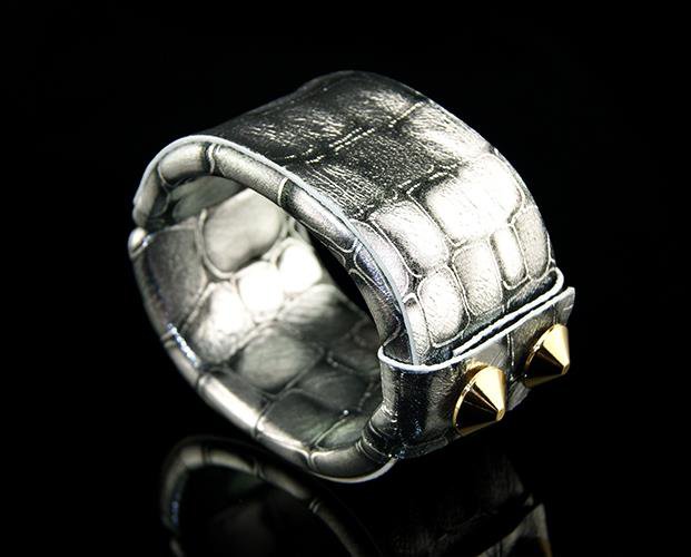 Fashion beautifully painted gray snake leather bracelet mosquito elastic adjustable free shipping