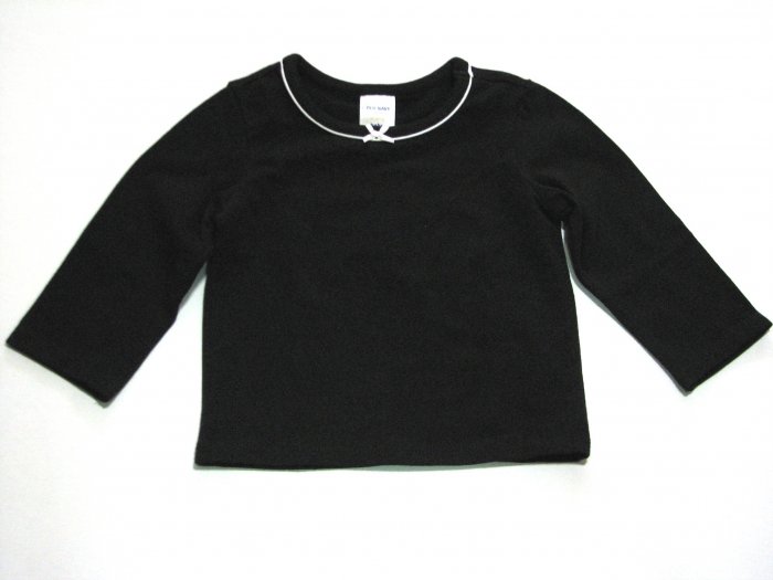 Long Sleeve Bow shirt (black)