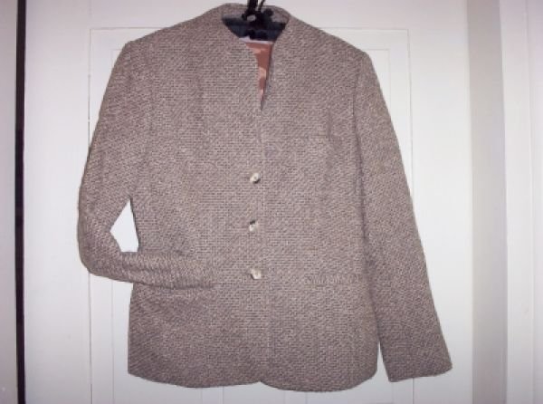Ladies Vintage EVAN PICONE Boucle Tweed Blazer Jacket 10