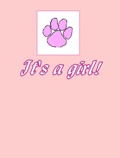 It's a Girl!