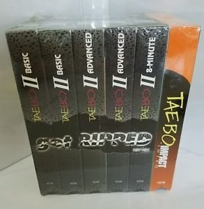 tae bo get ripped serie 6 pack vhs