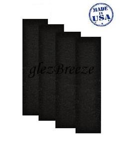 Carbon Activated Pre-Filter 4-pack for GermGuardian FLT4825 AC4800 Filter B