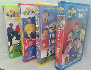 The Wiggles, Collection 4 vhs The: Wake Up Jeff!, (4 VHS, Clam Shell)