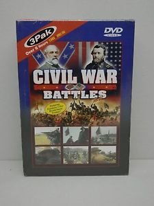 Civil War Battlefields - 3 DVD (DVD, 2001, 3-Disc Set)New
