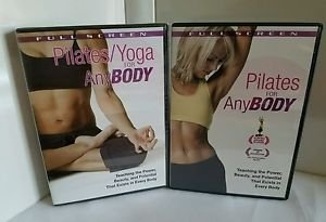 Pilates/ Yoga for Anybody (2 DVD, 2005) combo