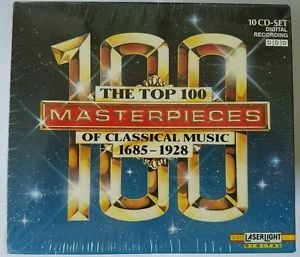 The Top 100 Masterpieces of Classical Music (CD, Jul-1994, 10 Discs, Laserlight)