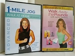 Walk Away the Pounds with Leslie Sansone -Two Workouts On One DVD plus 1mile jog