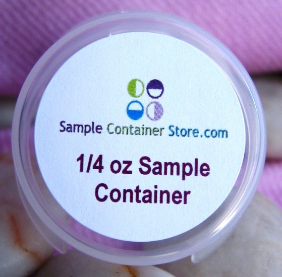 (96) 1.2" Custom Laser Labels for 1/4 oz Sample Containers Read entire listing