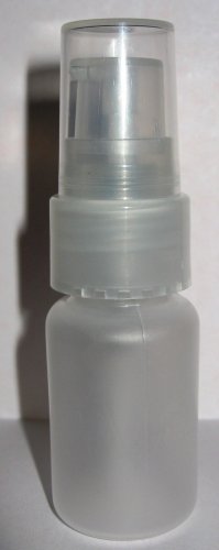 (20) 1/2 oz Frosted Plastic Bottle w/ Sprayer Atomizer