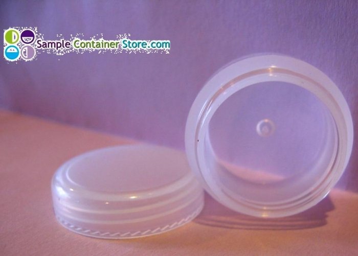 (252) 1/6 oz Natural Screw Cap Jar w/ BLANK Label Kit *Click photo to read discription*