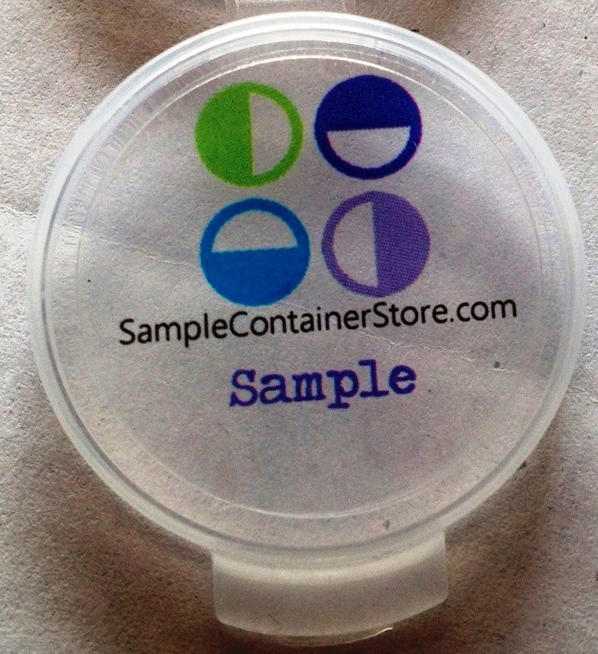(120) Crystal Clear Custom Laser Printed 1" Round Labels Read entire listing for instructions