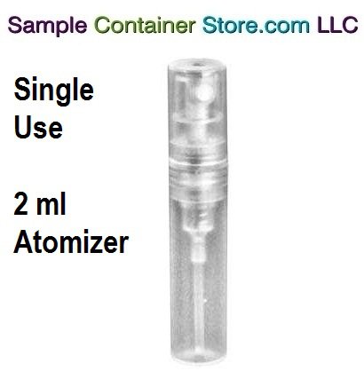 (20) 2 ml Plastic perfume atomizer w/ over cap