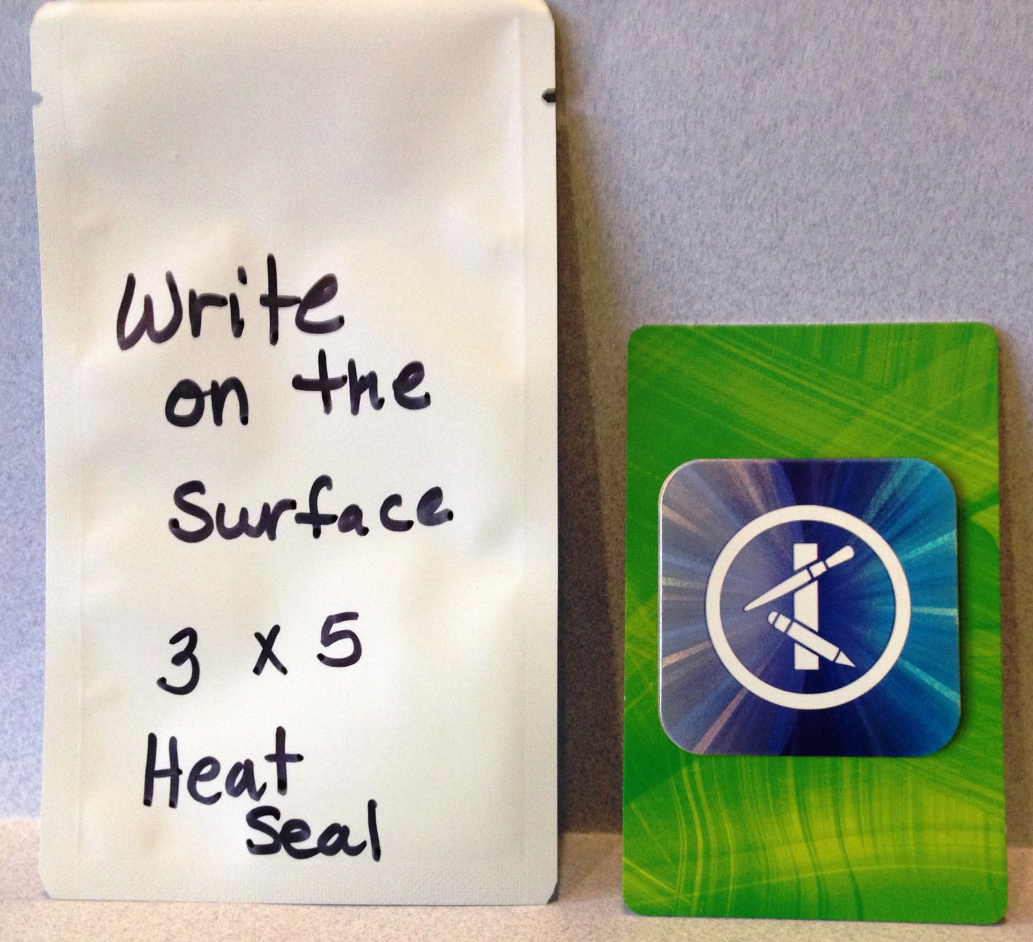 (1000) 3" x 5" Aluminum Heat Seal Sample Pouch Ultra-high barrier