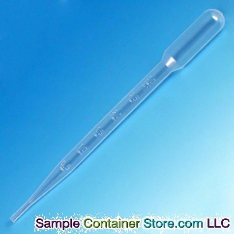(20) 5 ml Disposable Plastic Transfer Pipettes