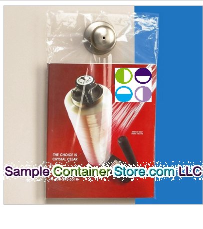 (100) 9 x 14" 1.5 Mil CLEAR Door Knob Bags