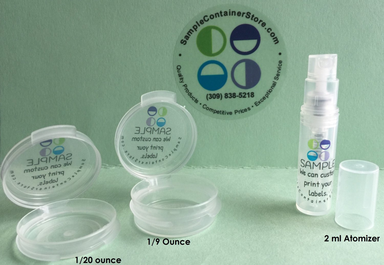 63 - Sample Containers w/ Preprinted label kit for each container READ for instructions