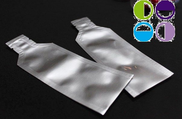 (100) 2â x 5.5â Dispenser Tip Heat Seal Pouch
