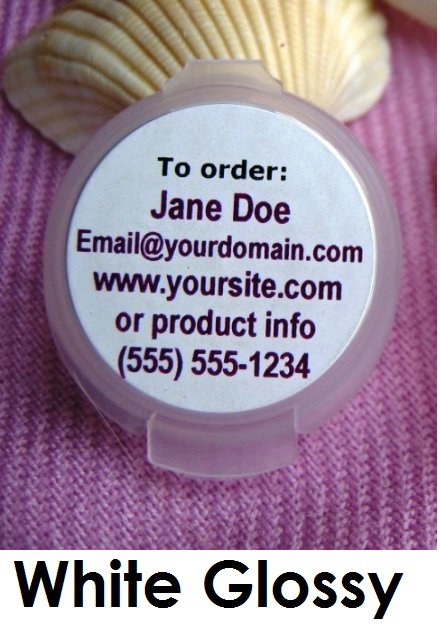 (60) Custom Laser Printed 1" Round Labels Read entire listing