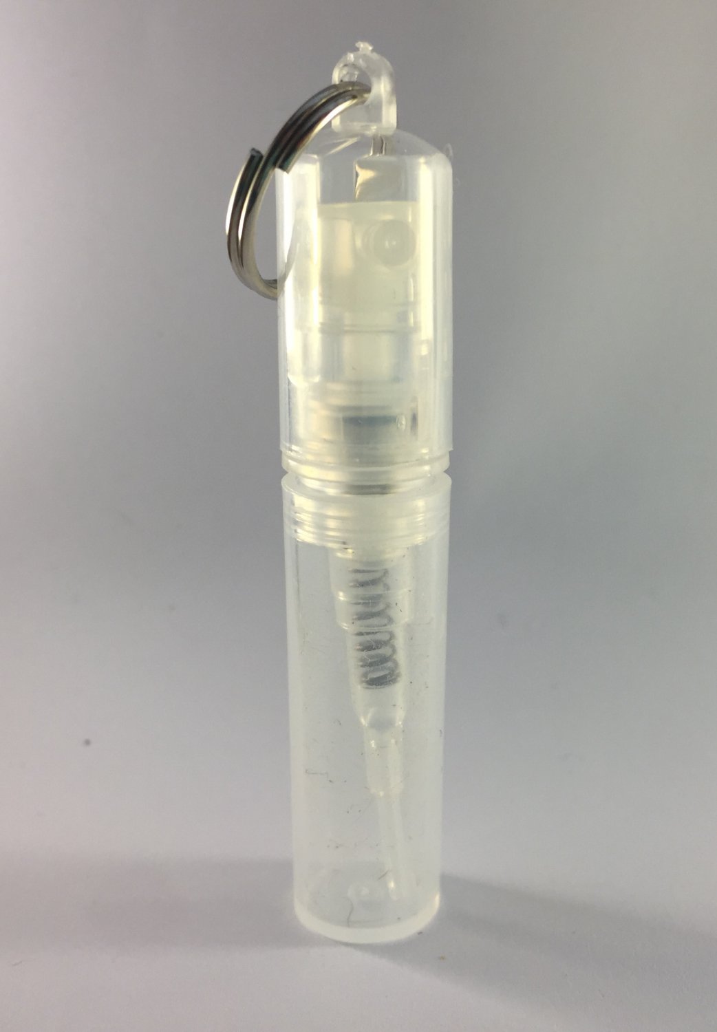 (100) 2 ml Plastic Mini Key Chain Atomizer CLEAR