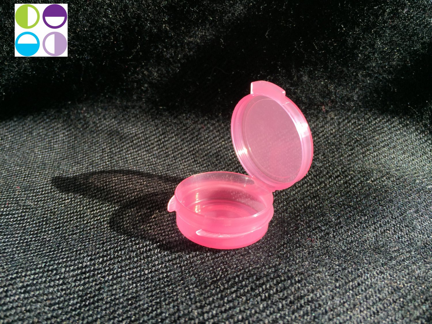 (100) 1/9 Ounce Sample Container PINK