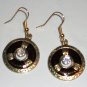 Black and gold sparkle Earrings