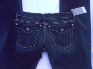 Women's JAMES JEANS ICON Dry Aged Denim dk Blue Size 24