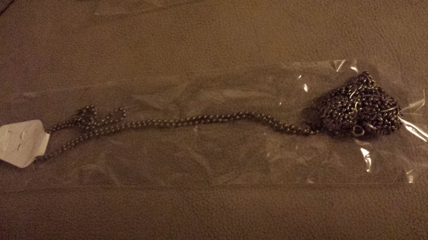 Korean VIVI recommended long hollow hearts delicate necklace