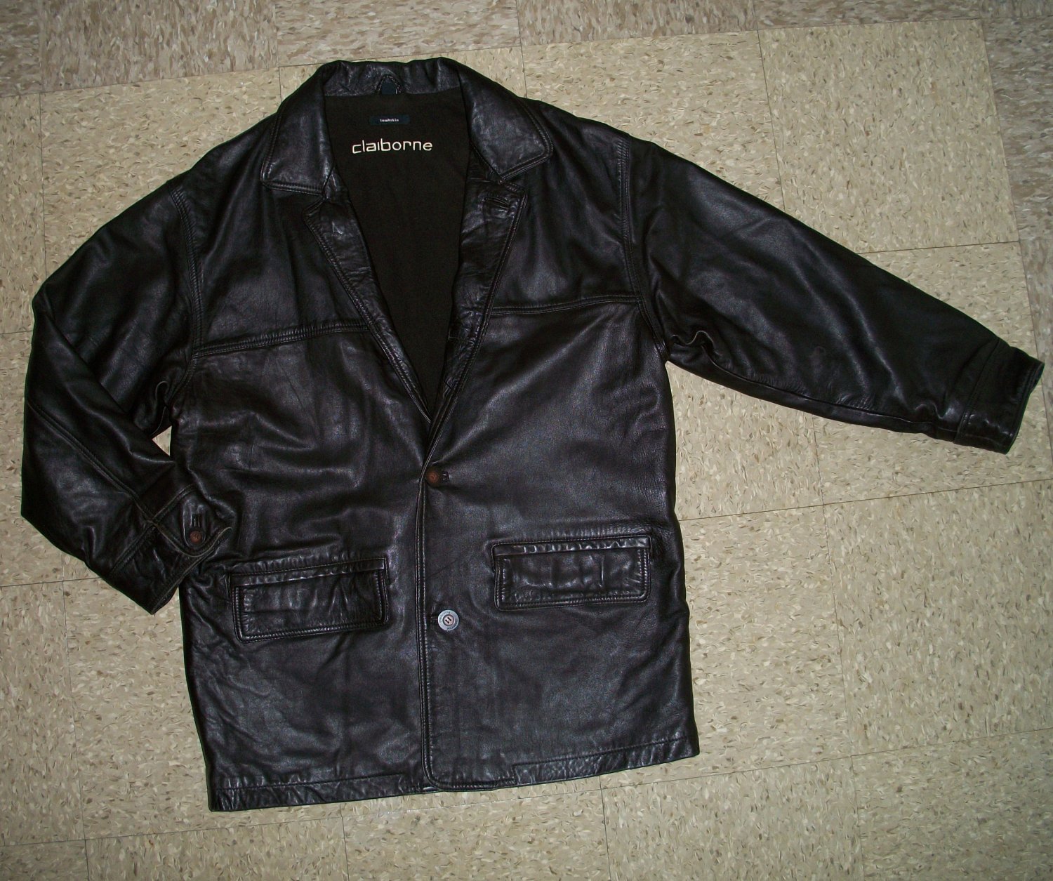 Liz Claiborne Leather Jacket Claiborne Jacket Mens Claiborne