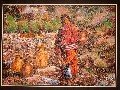 Painitng of Carrying Water (50cm x 38cm) # CLKPA-7