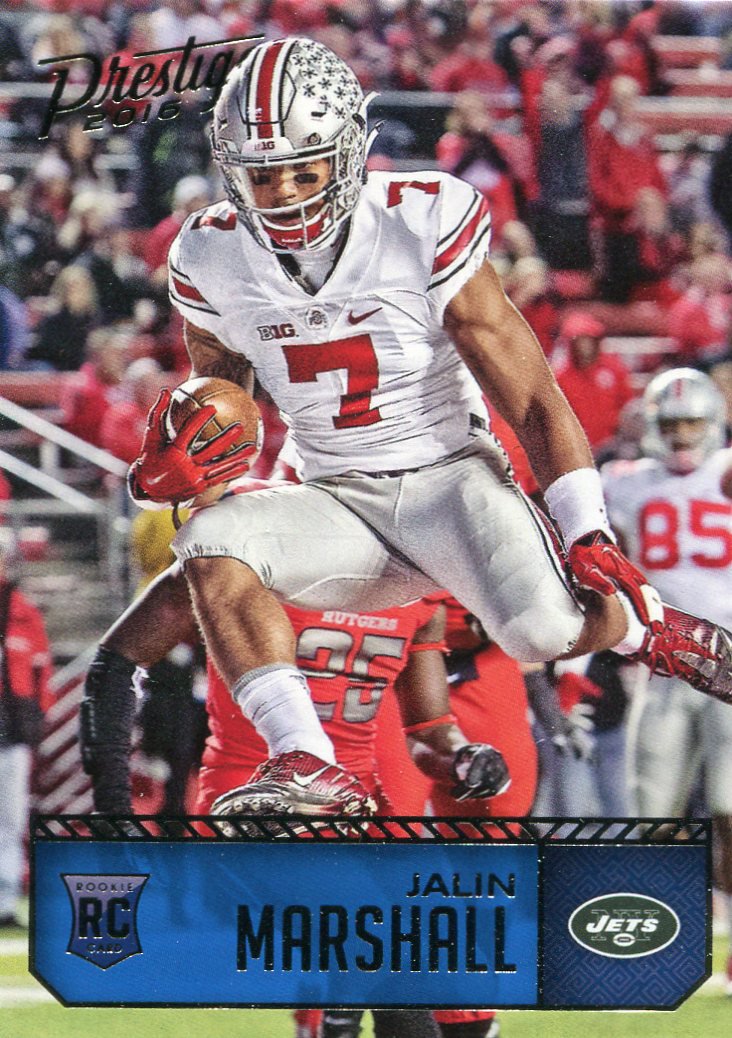 2016 Prestige Football Card #256 Jaylin Marshall