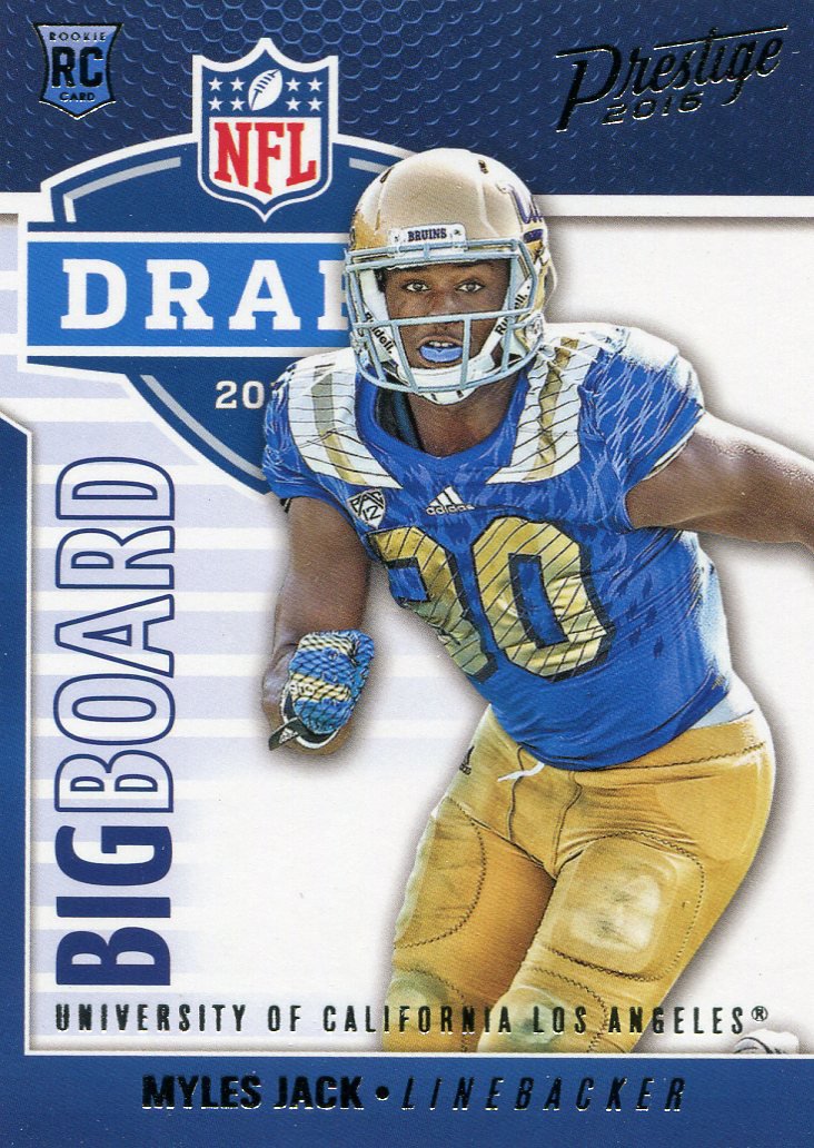 2016 Prestige Football Card Big Draft Board #15 Myles Jack